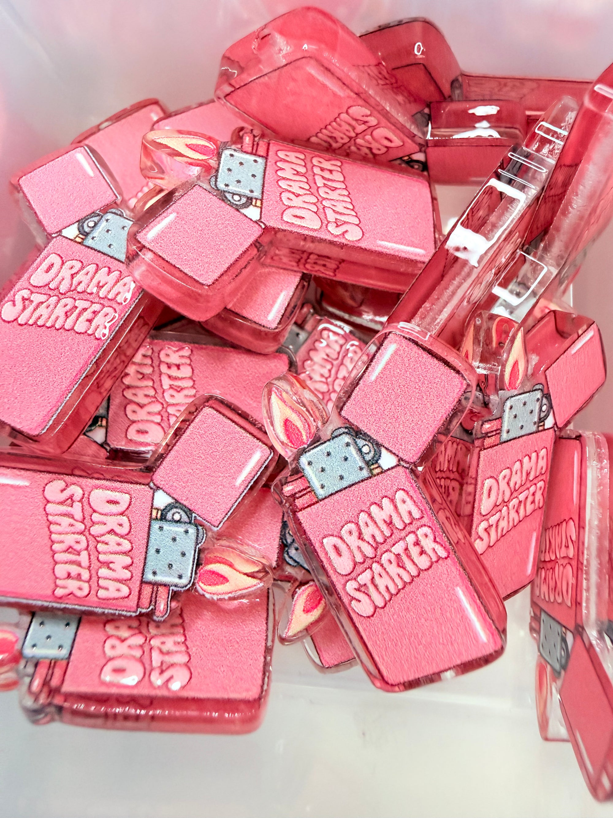Acrylic Focal Beads